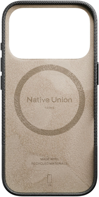 На фото изображено Чехол Native Union Paris (Re)Classic Case для iPhone 17 Pro Черный