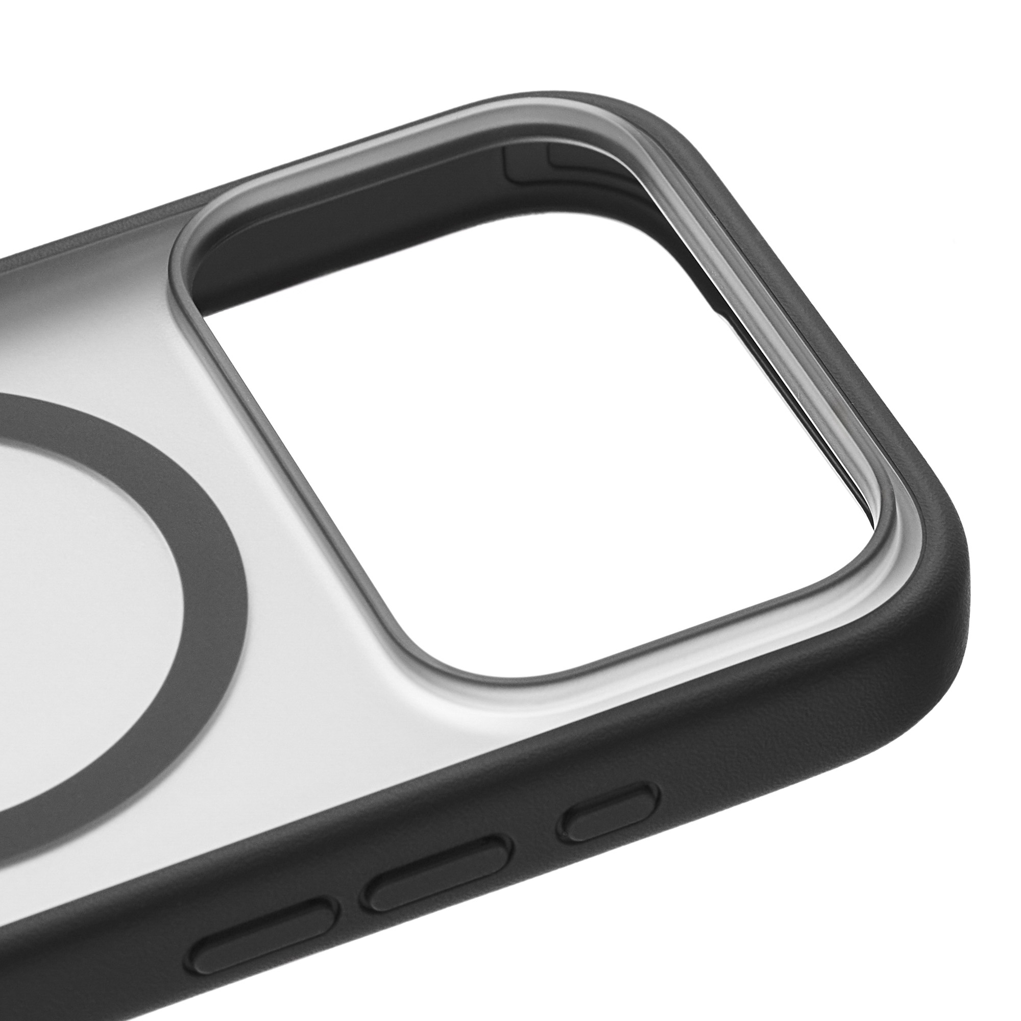 На фото изображено Чехол защитный uBear Stand 360° Mag Case для iPhone 17 Pro, черный