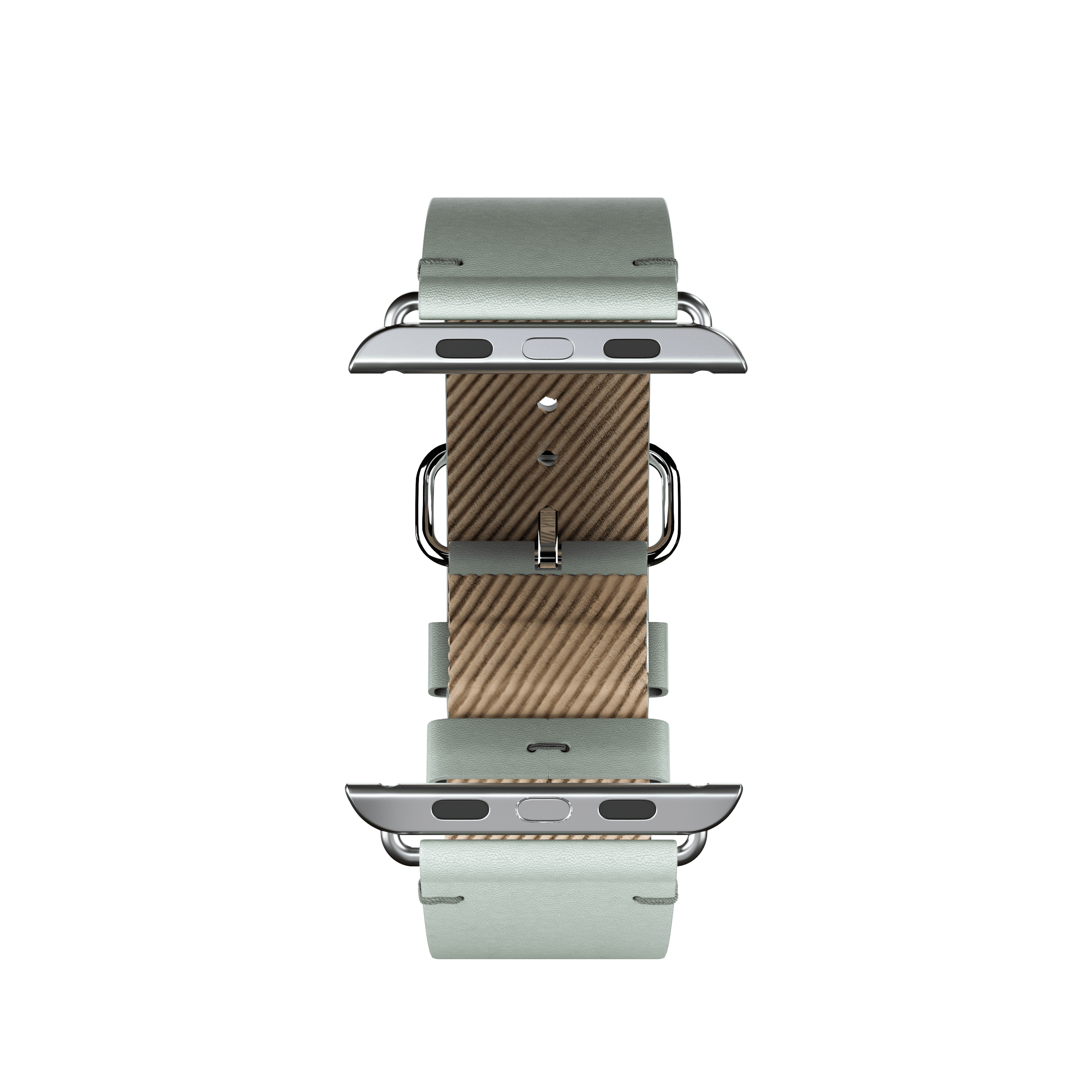 Ремешок Native Union для Apple Watch 44мм, кожаный, светло-зелёный