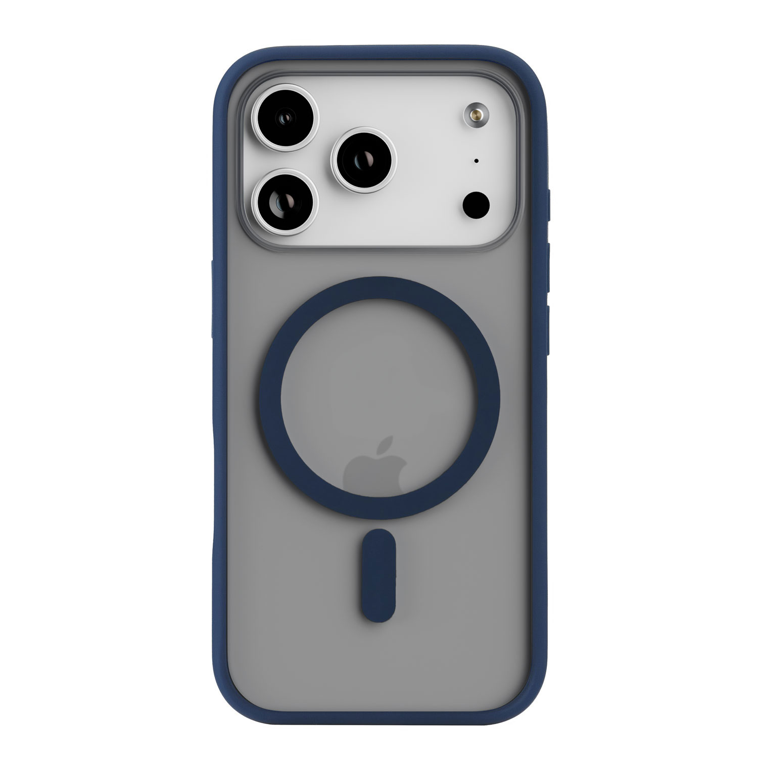 На фото изображено Чехол защитный uBear Cloud Mag Case для iPhone 17 Pro, MagSafe, синий