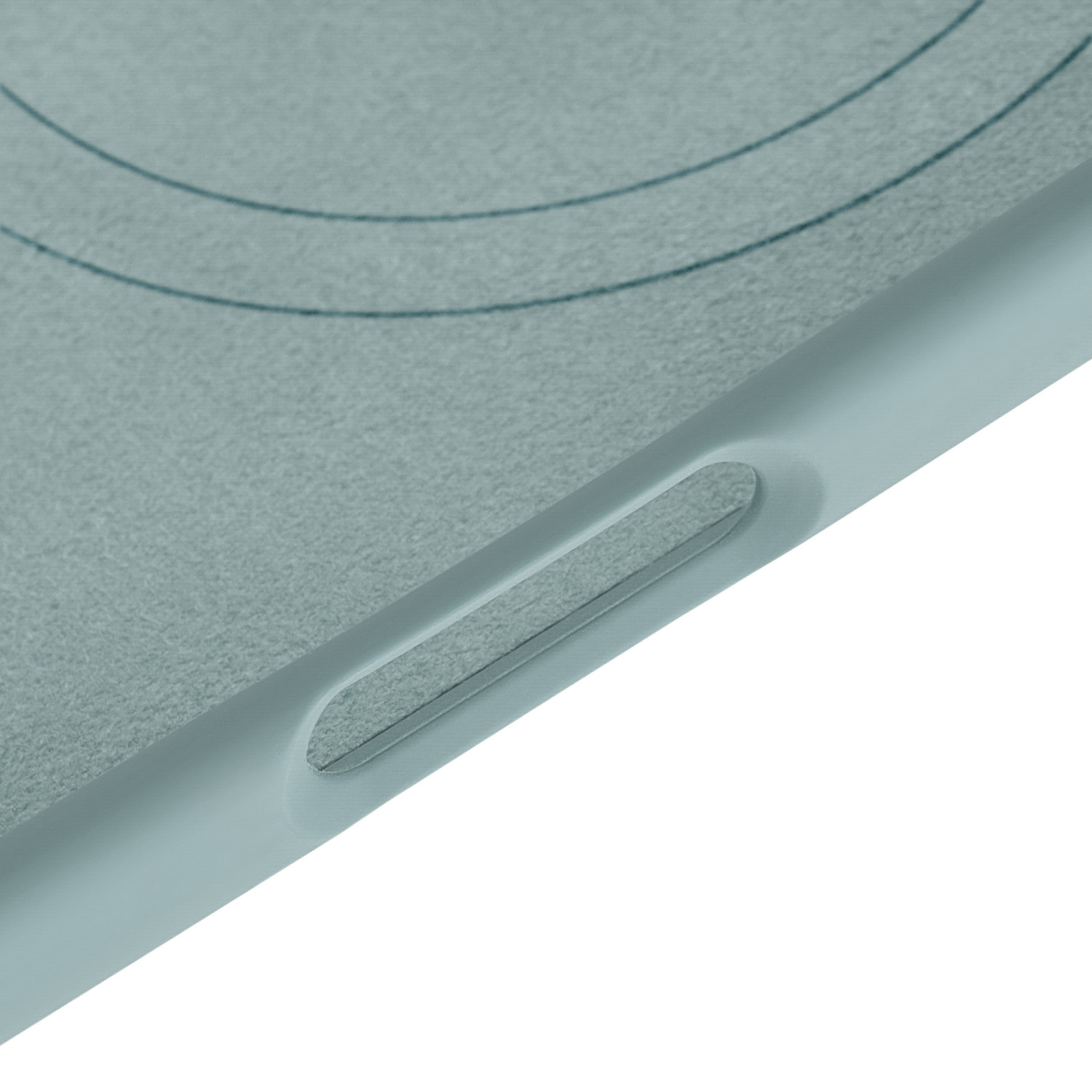 На фото изображено Чехол защитный uBear Touch Mag Case для iPhone 17 Air, MagSafe, холодная мята