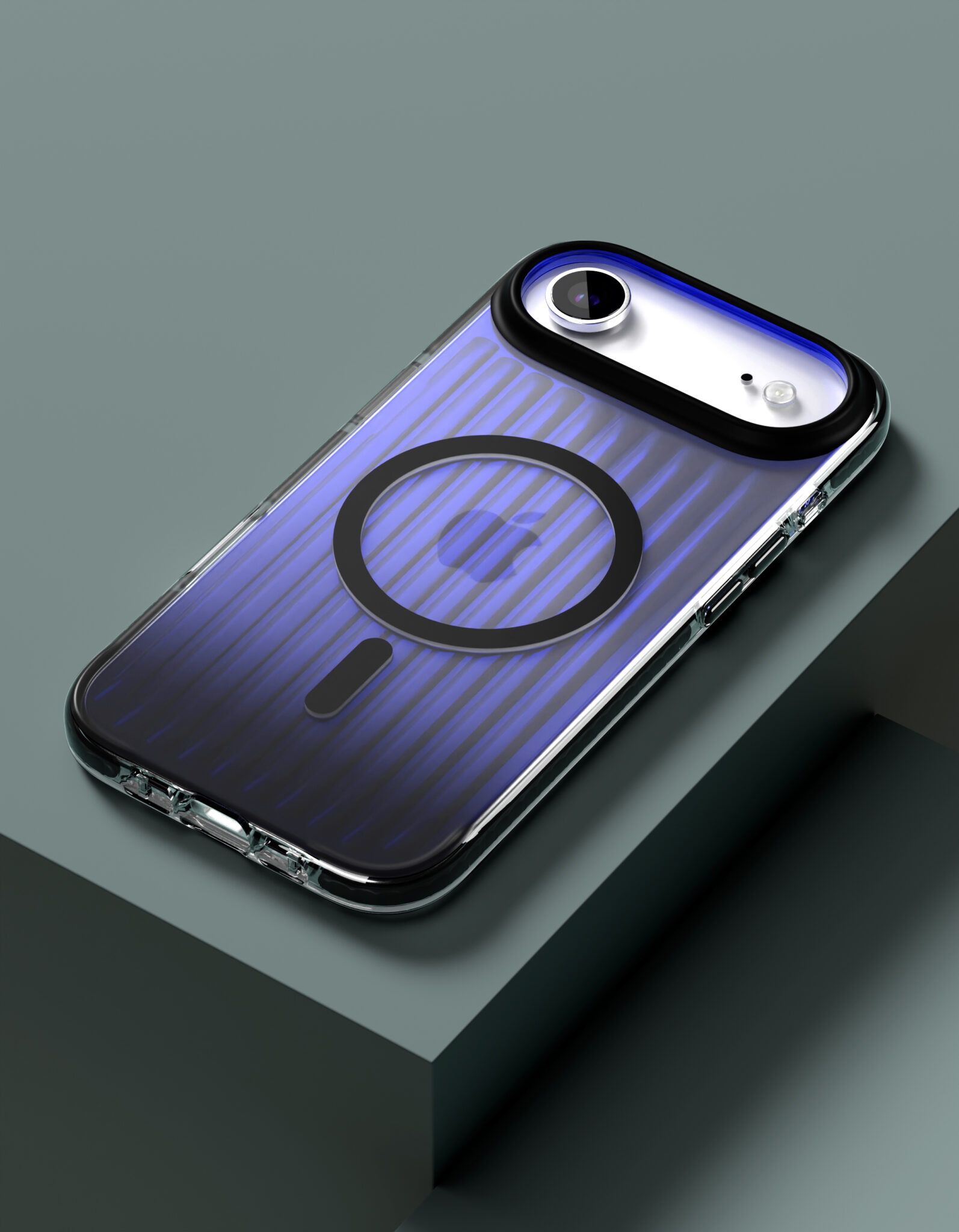 Фото Чехол защитный VLP Pulse Case с MagSafe для iPhone Air, черный На фото изображено Чехол защитный VLP Pulse Case с MagSafe для iPhone Air, черный