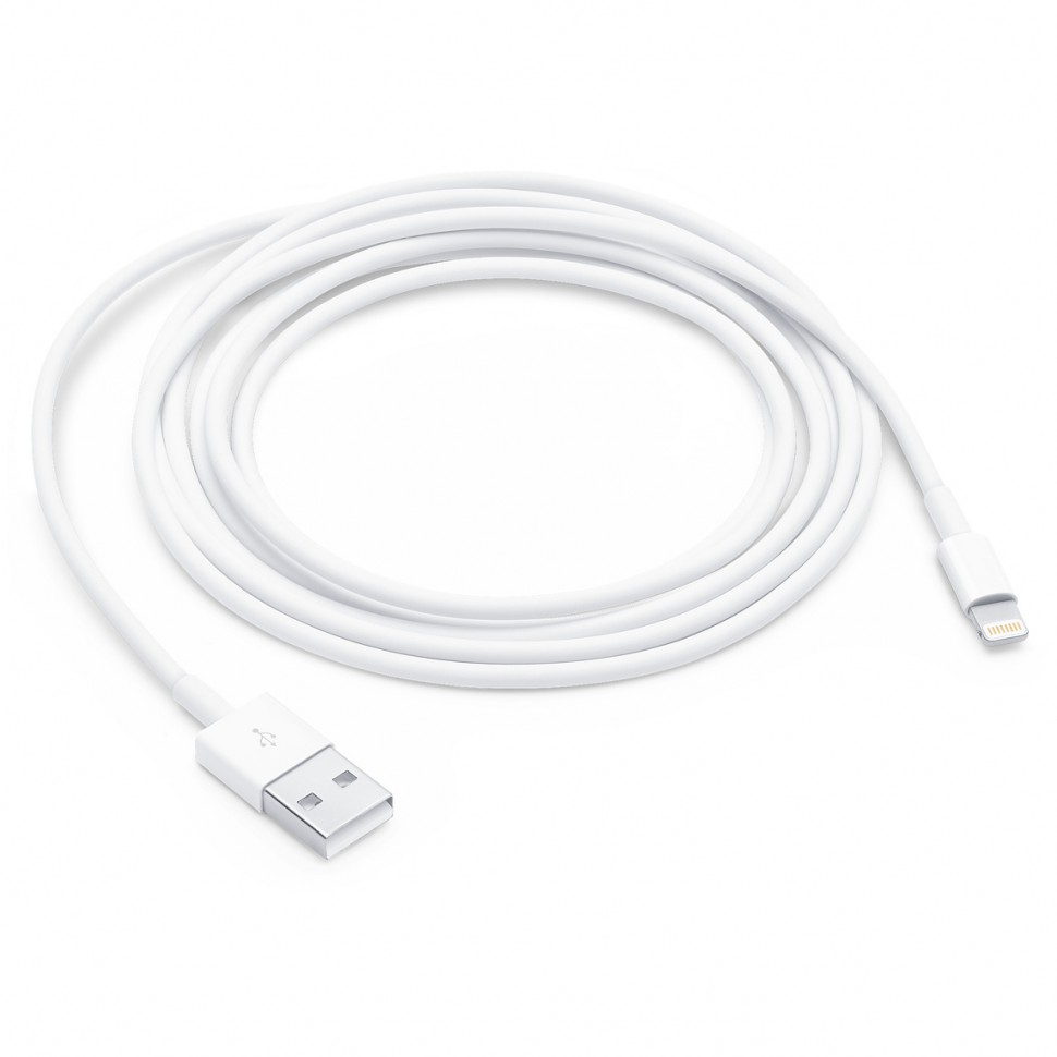 Кабель Apple Lightning/USB, 1м, белый