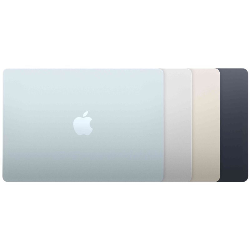 На фото изображено Apple MacBook Air 15" (M5, 10C / 10C, 2026) 16 ГБ, 1 ТБ SSD, Сияющая звезда