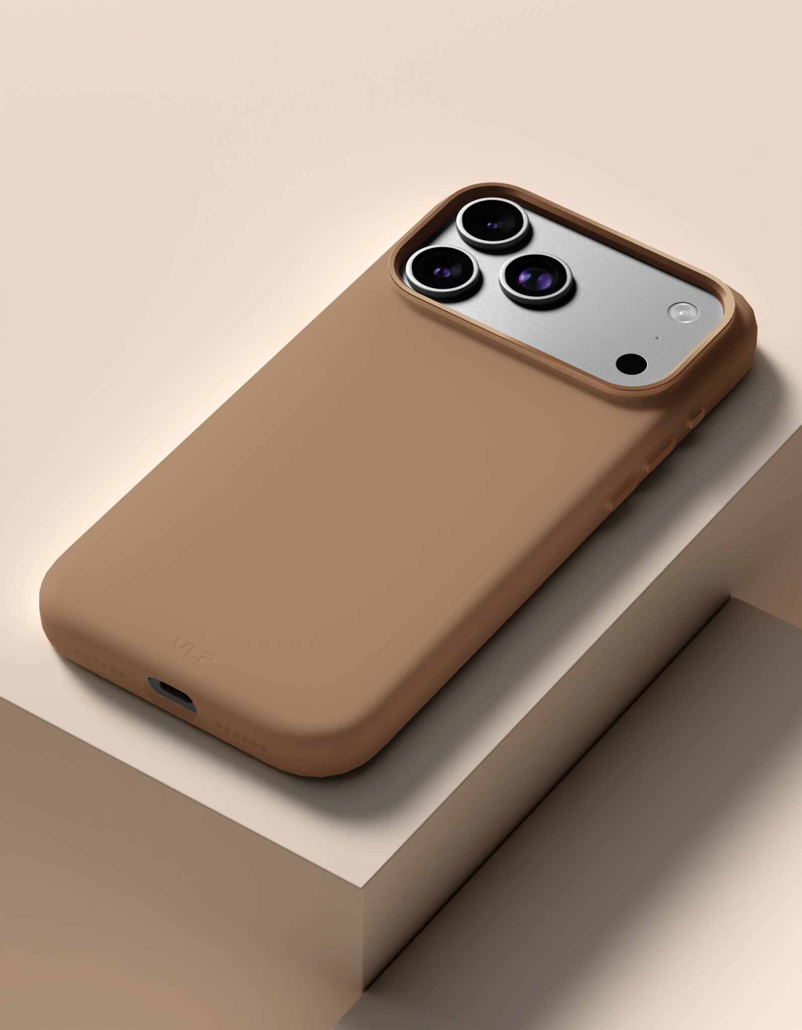 Фото Чехол защитный VLP Aster Pro Case с MagSafe для iPhone 17 Pro Max, мокка На фото изображено Чехол защитный VLP Aster Pro Case с MagSafe для iPhone 17 Pro Max, мокка