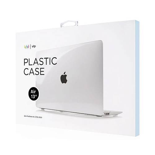Чехол защитный VLP Plastic Case для MacBook Air 13" 2018-2021, прозрачный Чехол защитный VLP Plastic Case для MacBook Air 13" 2018-2021, прозрачный
