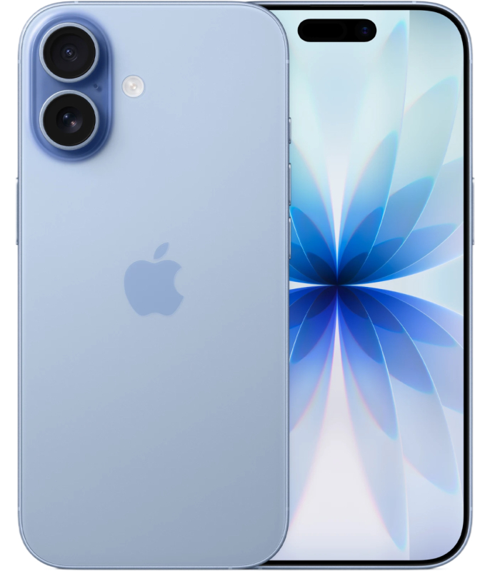 На фото изображено Apple iPhone 17, 512 ГБ, Туманно-голубой