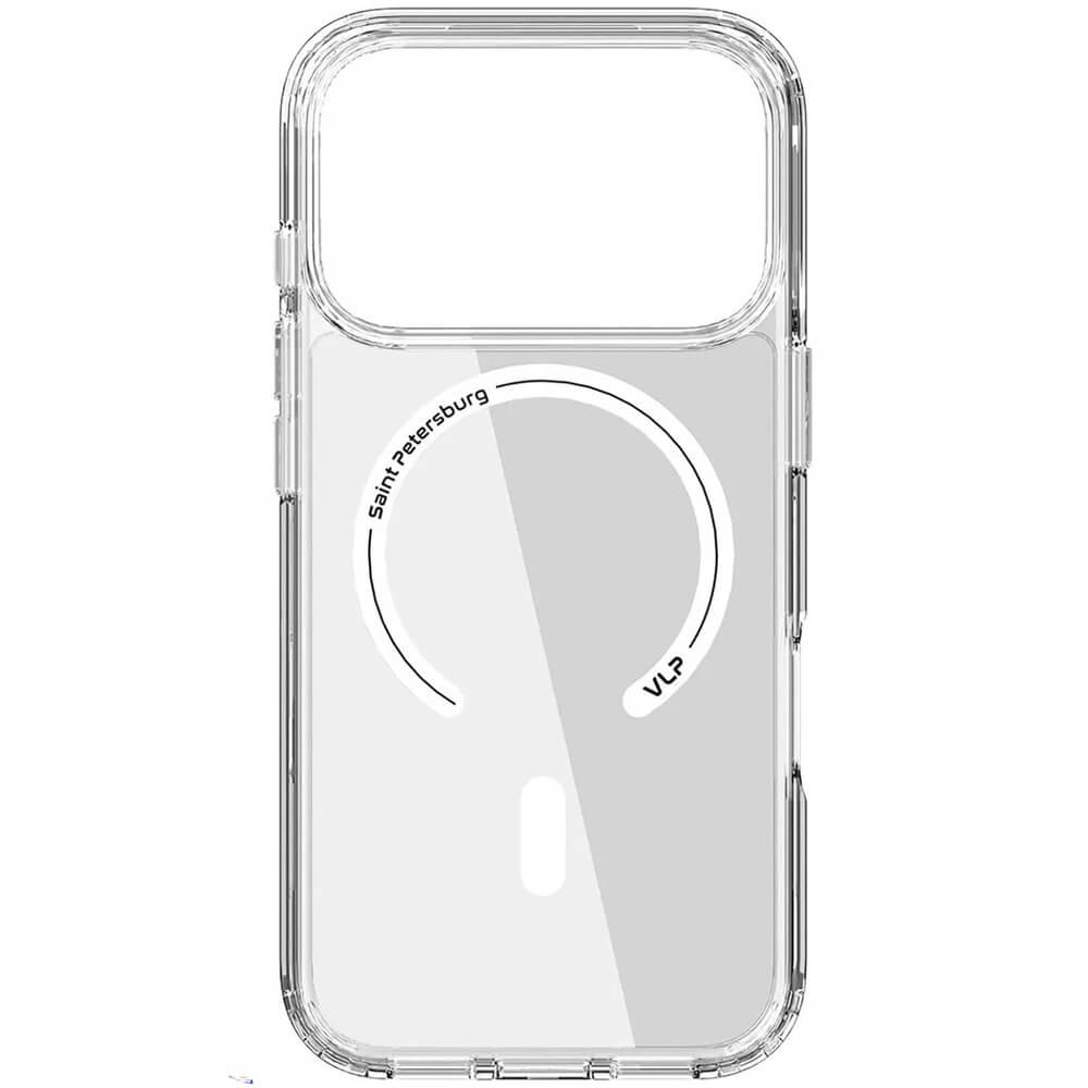 Фото Чехол защитный VLP LITE Air Case с MagSafe для iPhone 17 Pro, прозрачный На фото изображено Чехол защитный VLP LITE Air Case с MagSafe для iPhone 17 Pro, прозрачный