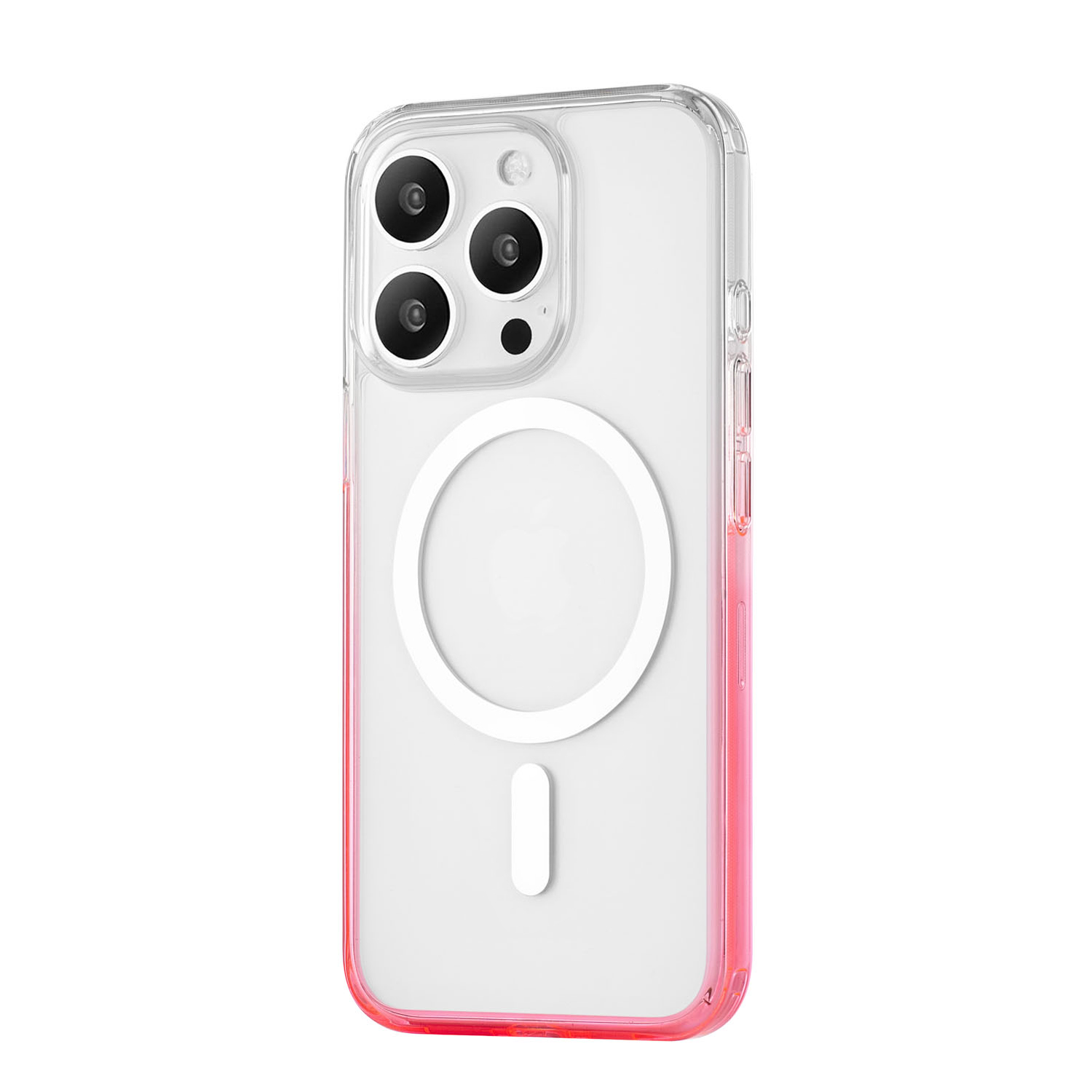 Чехол защитный uBear Fusion Mag Case для iPhone 16 Pro, неоновый розовый