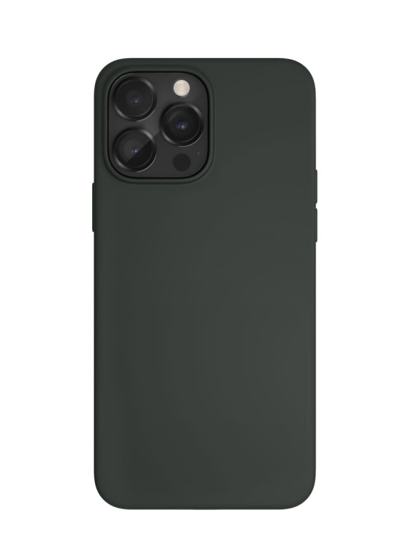 Чехол защитный VLP Silicone case с MagSafe для iPhone 14 Pro, темно-зеленый Чехол защитный VLP Silicone case с MagSafe для iPhone 14 Pro, темно-зеленый
