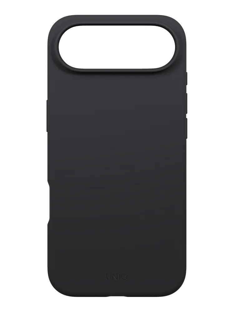 Фото Чехол Uniq Lino MagSafe для iPhone Air, черный На фото изображено Чехол Uniq Lino MagSafe для iPhone Air, черный
