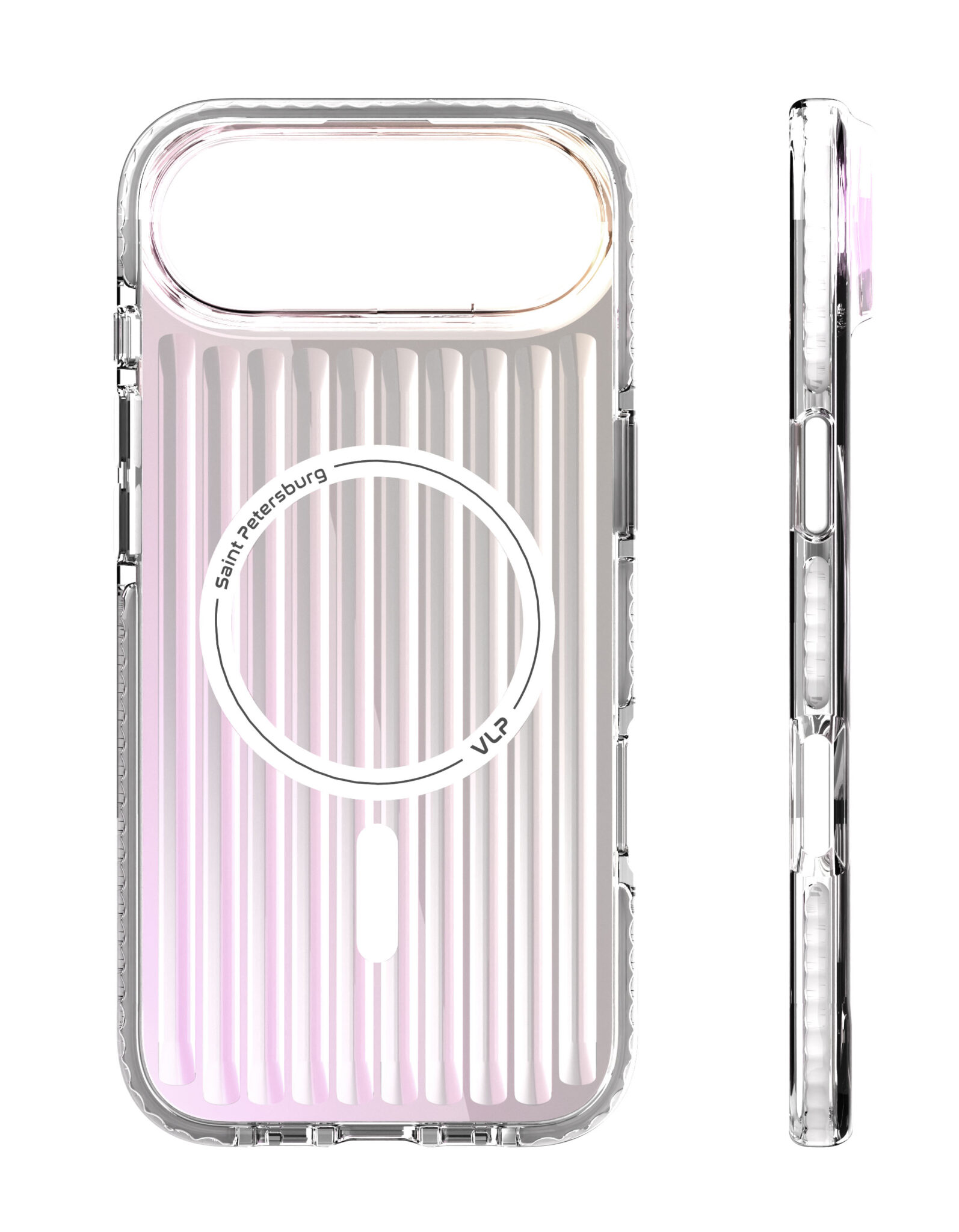 Фото Чехол защитный VLP Pulse Case с MagSafe для iPhone Air, перламутровый На фото изображено Чехол защитный VLP Pulse Case с MagSafe для iPhone Air, перламутровый