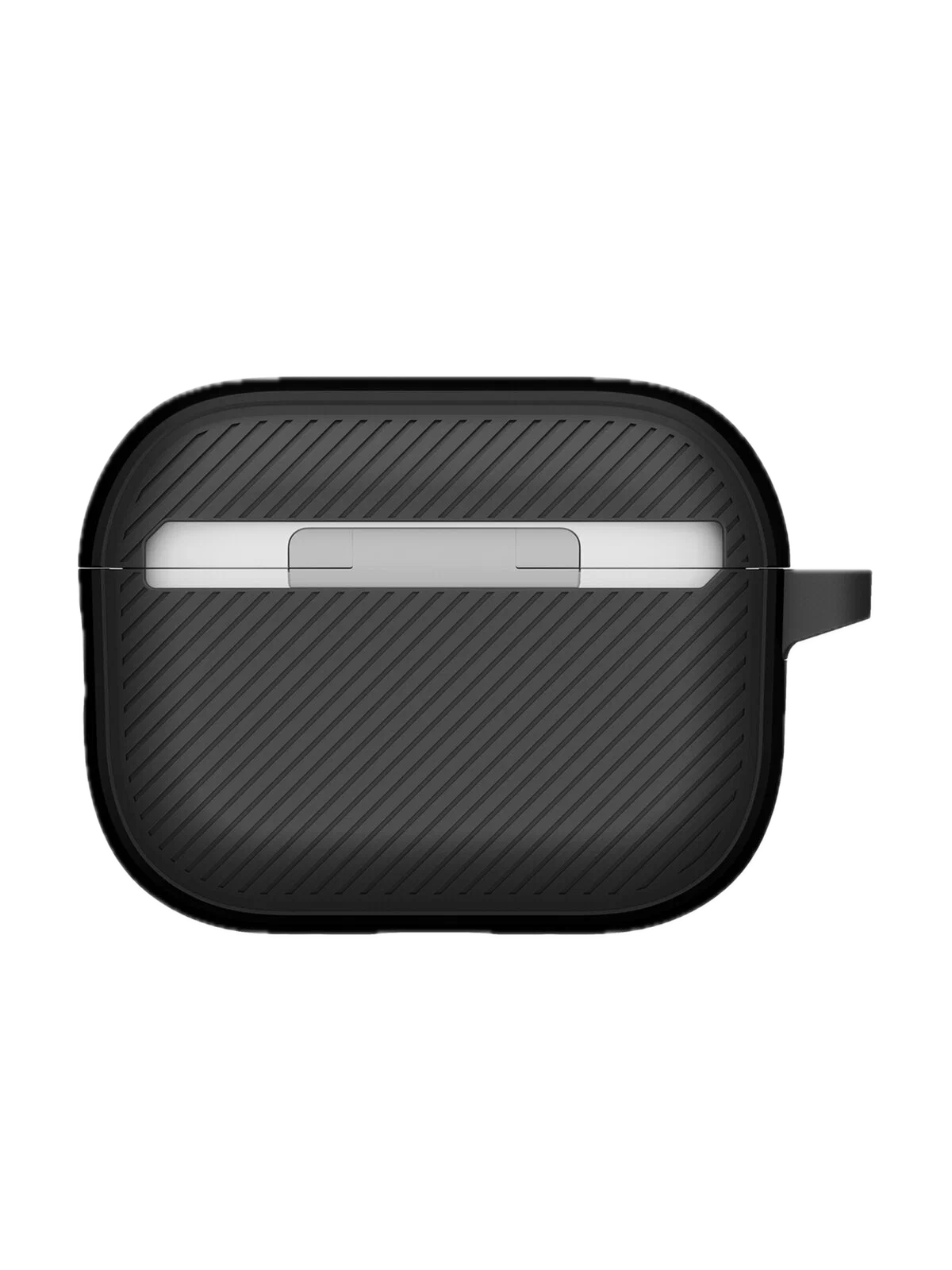 Фото Чехол Uniq CLYDE Lock case для AirPods Pro 3, Black/Dark Grey На фото изображено Чехол Uniq CLYDE Lock case для AirPods Pro 3, Black/Dark Grey