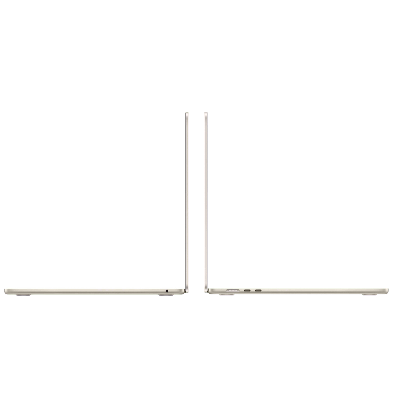 На фото изображено Apple MacBook Air 15" (M5, 10C / 10C, 2026) 16 ГБ, 1 ТБ SSD, Сияющая звезда