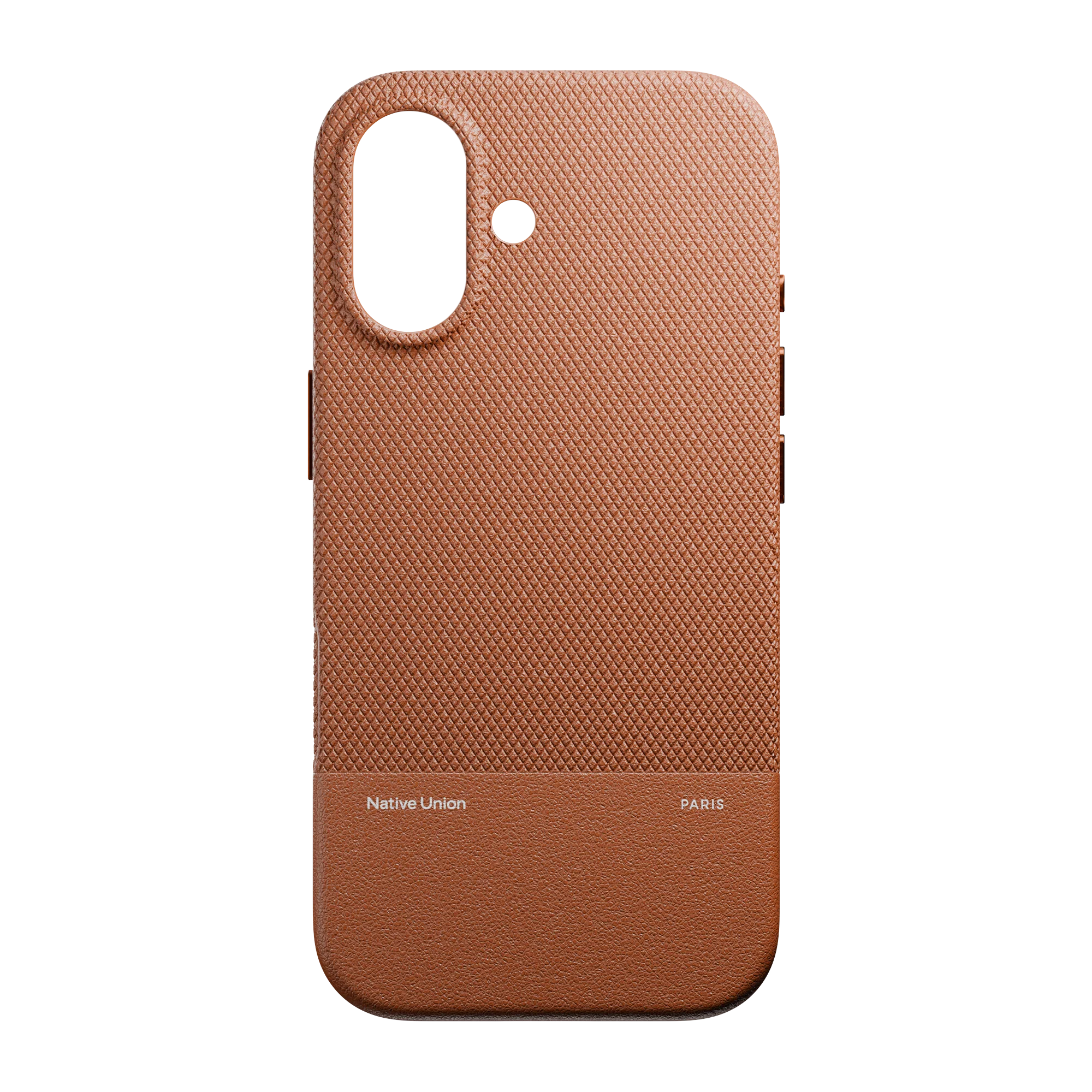 Фото Чехол Native Union Paris (Re)Classic Case для iPhone 17, коричневый На фото изображено Чехол Native Union Paris (Re)Classic Case для iPhone 17, коричневый