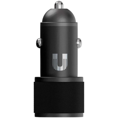 Автомобильное зарядное устройство Uzay 38W USB-C+USB-A, черное