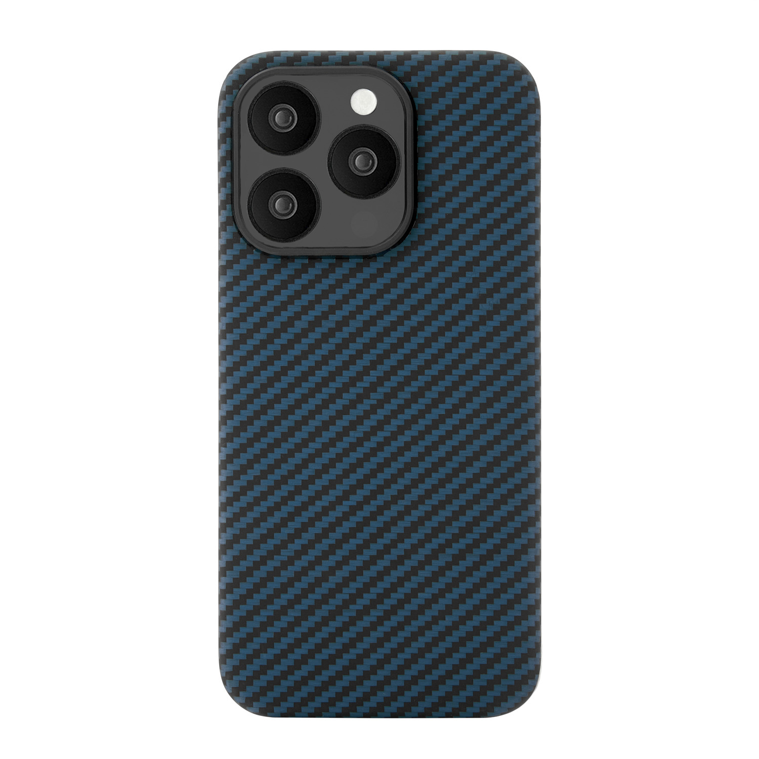 На фото изображено Чехол защитный uBear Supreme Case для iPhone 15 Pro, MagSafe совместимый, синий