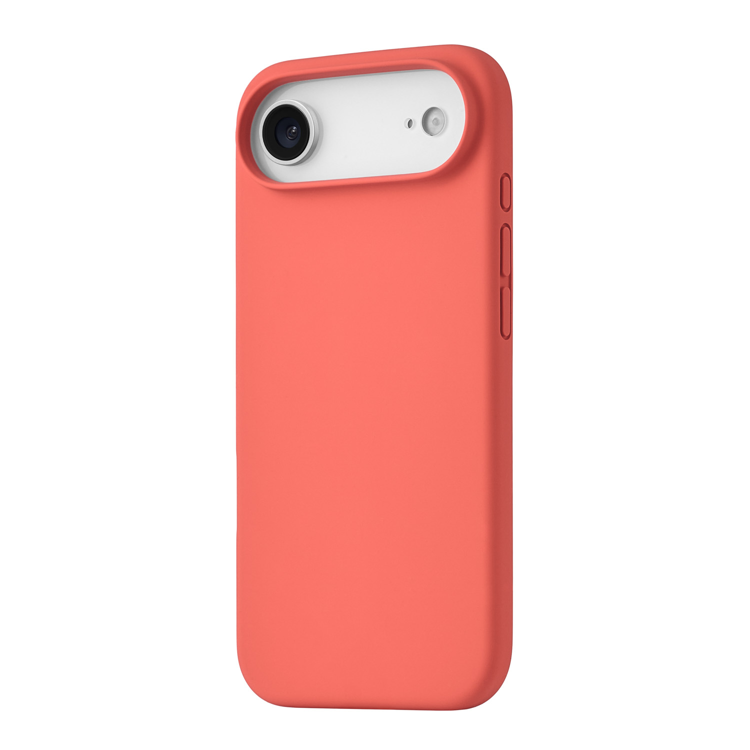 На фото изображено Чехол защитный uBear Touch Mag Case для iPhone 17 Air, MagSafe, коралловый