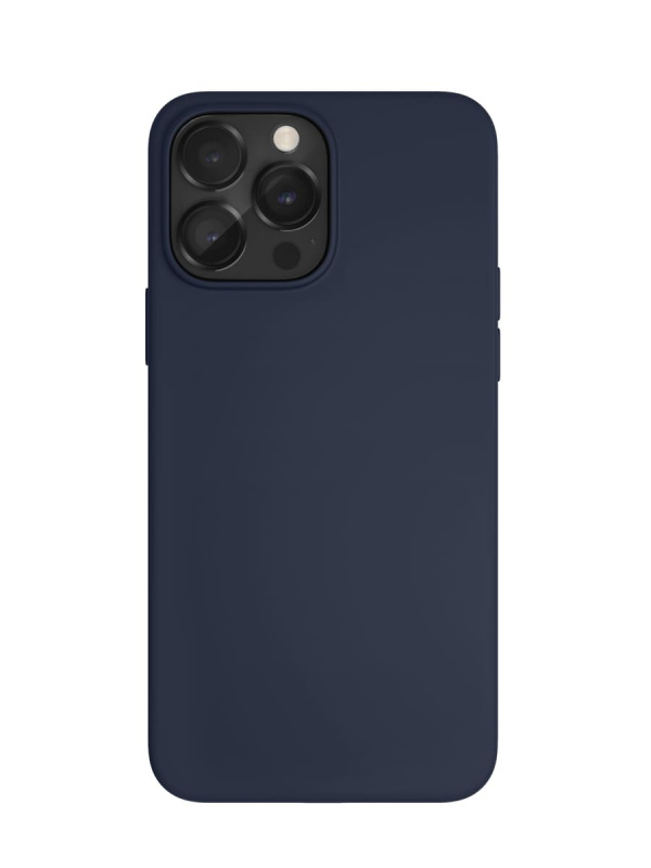 Чехол защитный VLP Silicone case с MagSafe для iPhone 14 Pro, темно-синий Чехол защитный VLP Silicone case с MagSafe для iPhone 14 Pro, темно-синий