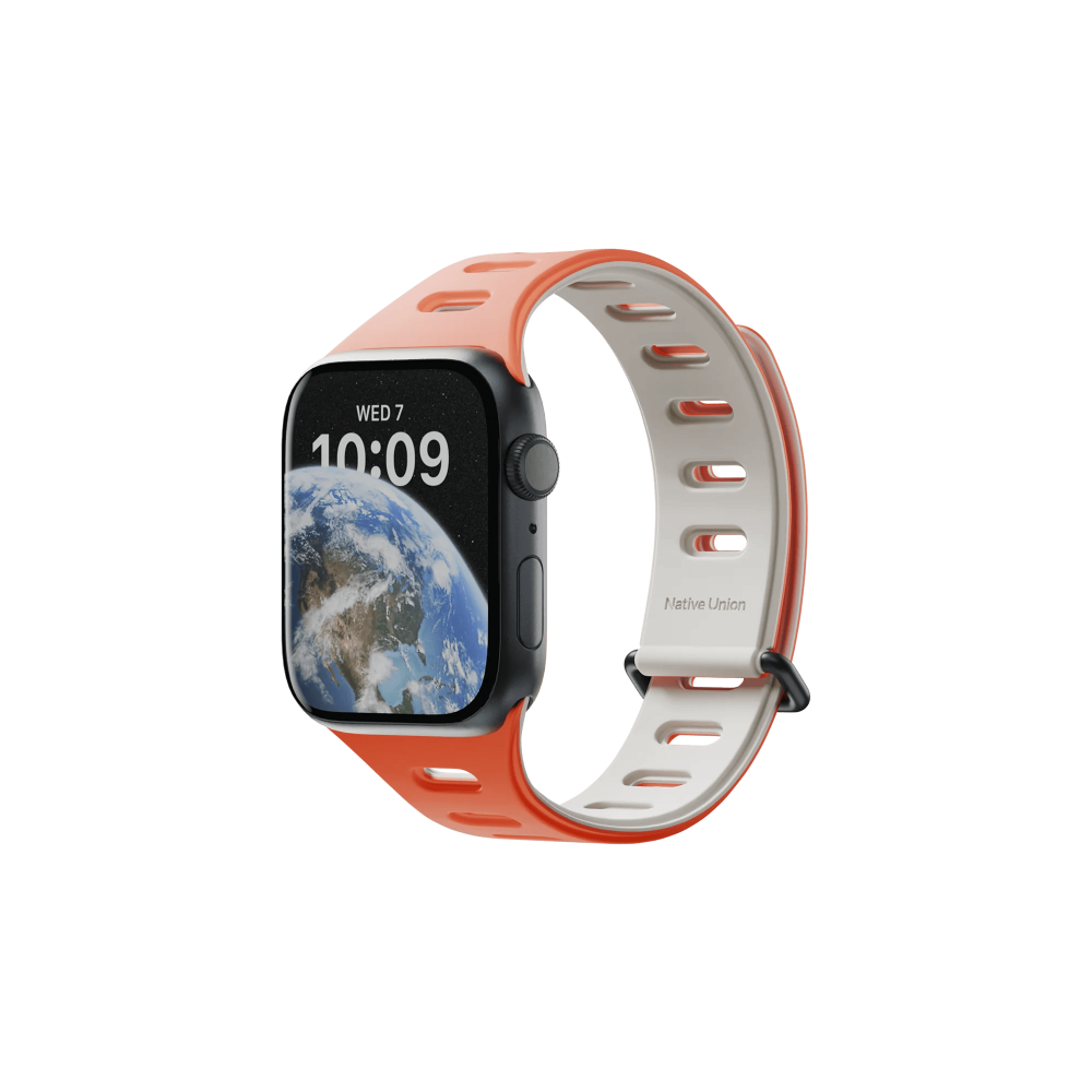 Ремешок Native Union для Apple Watch Magnetic 38/40/41мм, оранжевый/серый