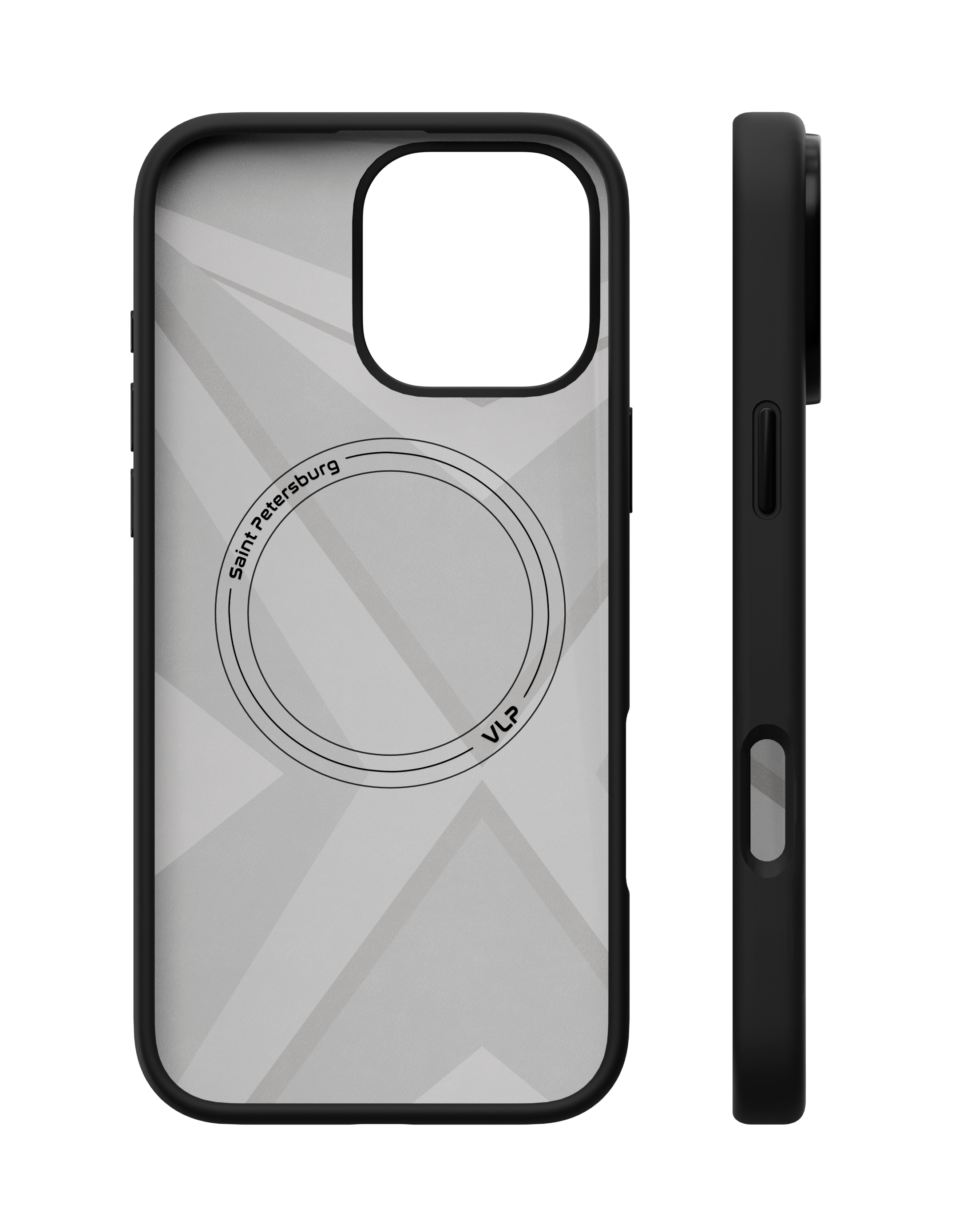 Чехол защитный VLP Aster Pro Case с MagSafe для iPhone 16 Pro, черный