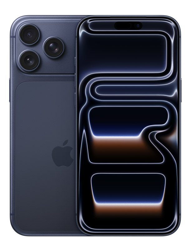 На фото изображено Apple iPhone 17 Pro Max, 2 ТБ, Тёмно-синий