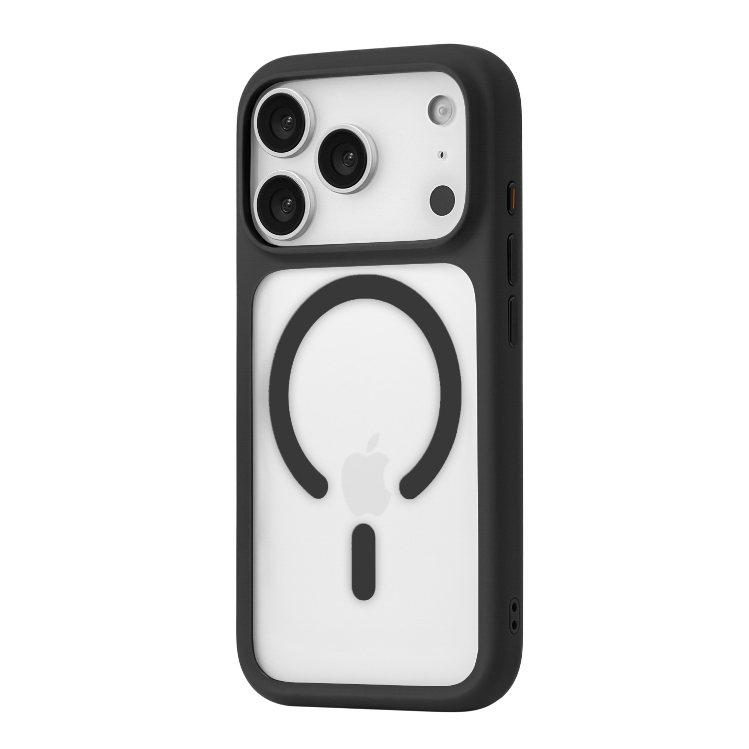 На фото изображено Чехол защитный uBear Shade Case для iPhone 17 Pro, чёрный