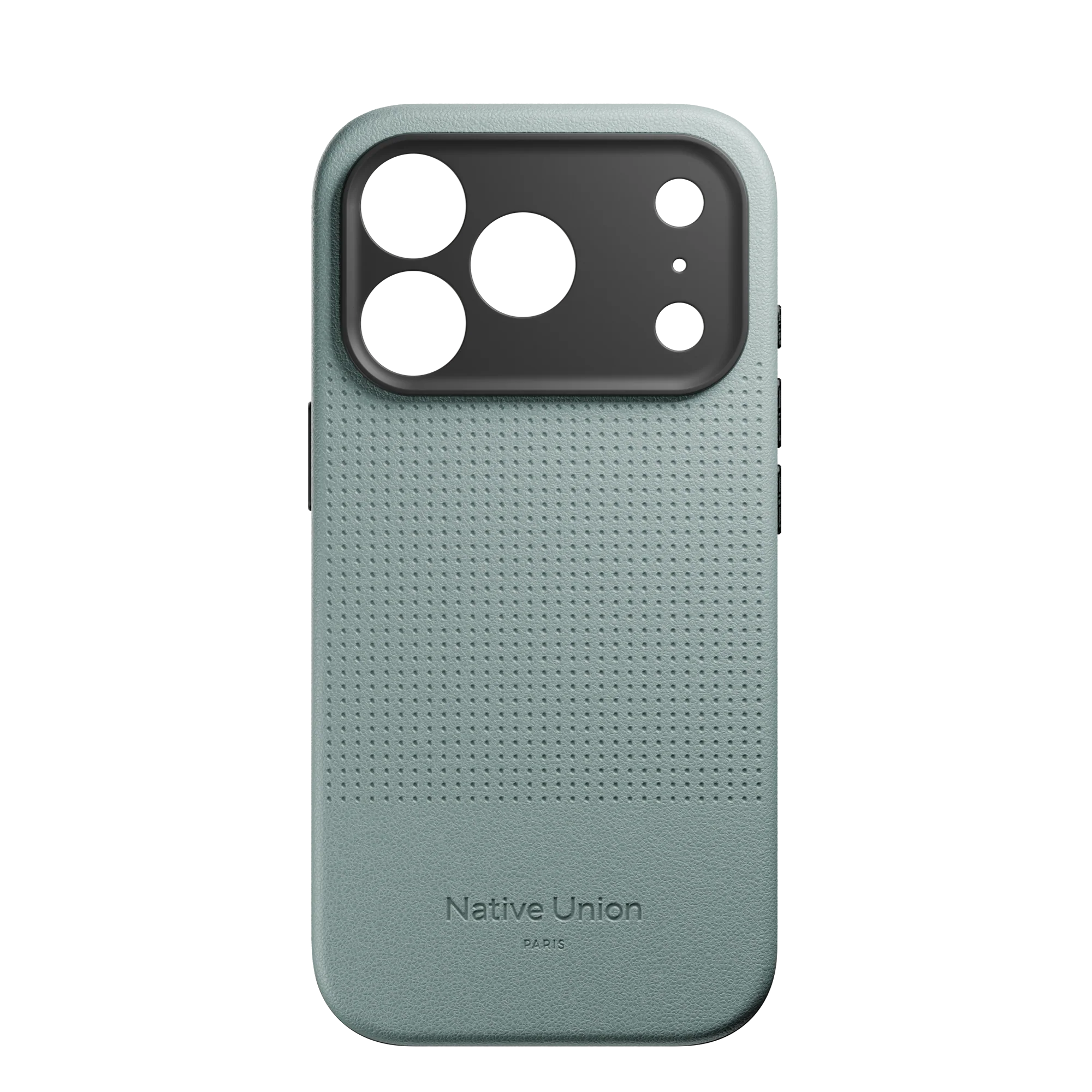 На фото изображено Чехол Native Union Active Case MagSafe для iPhone 17 Pro, зеленый