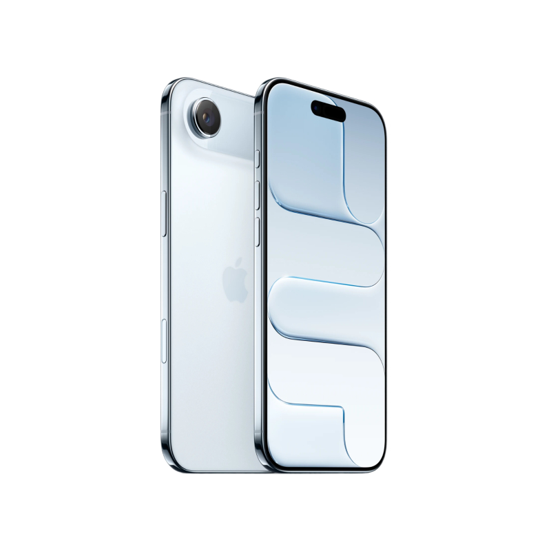 На фото изображено Apple iPhone Air eSIM 256ГБ, Небесно-голубой