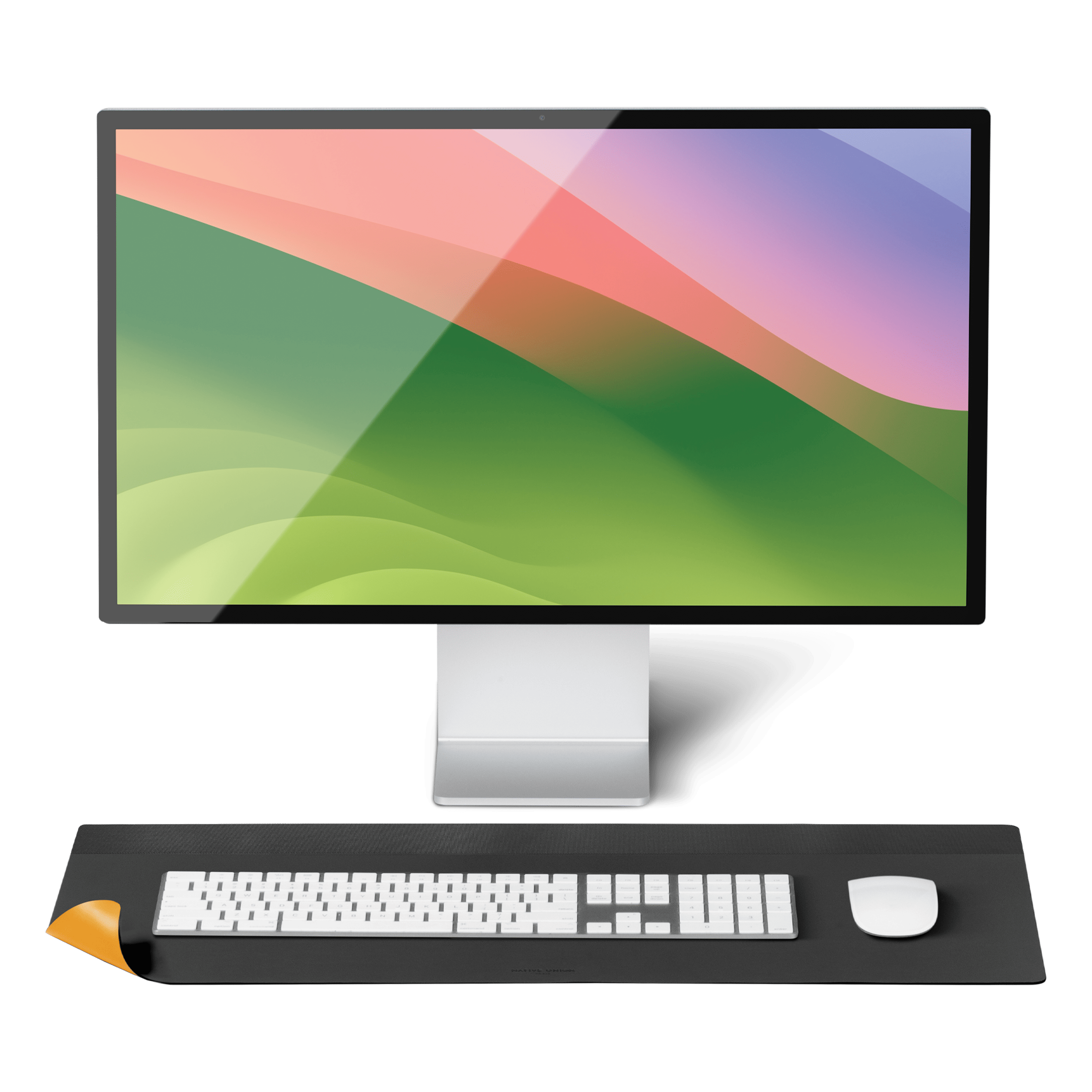 Настольный коврик Native Unon Desk Mat, черный/крафт