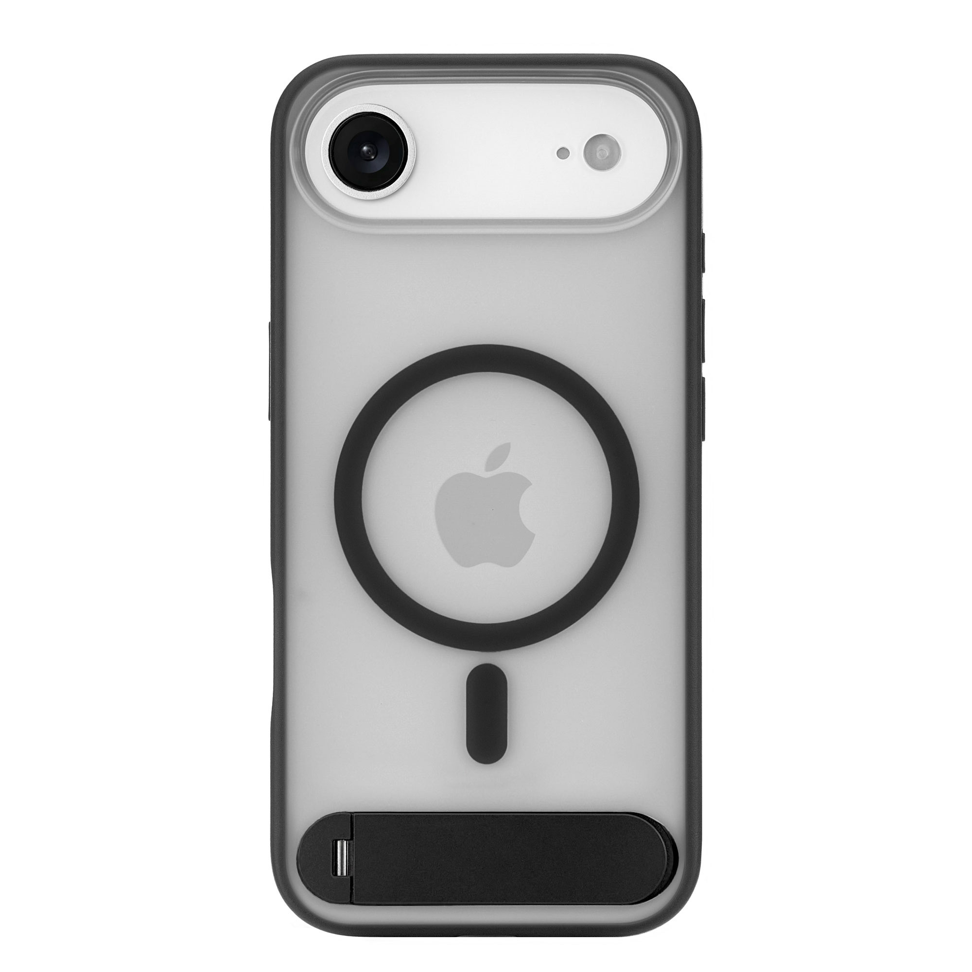 На фото изображено Чехол защитный uBear Stand 360° Mag Case для iPhone Air, черный