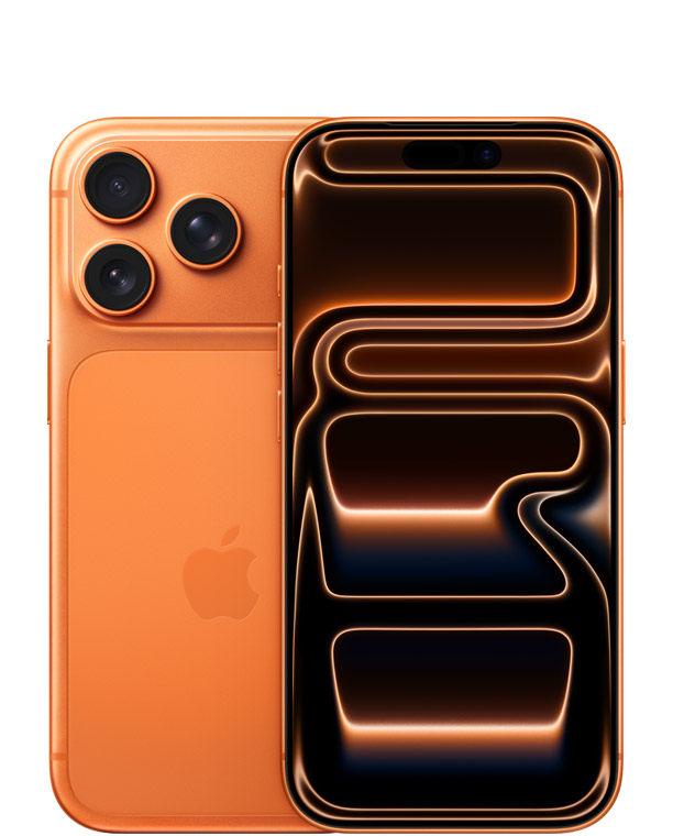 На фото изображено Apple iPhone 17 Pro, 512 ГБ, Космический оранжевый