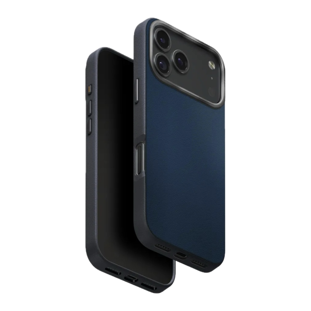 На фото изображено Чехол Uniq Lyden DS Magsafe для iPhone 17 Pro Max, синий