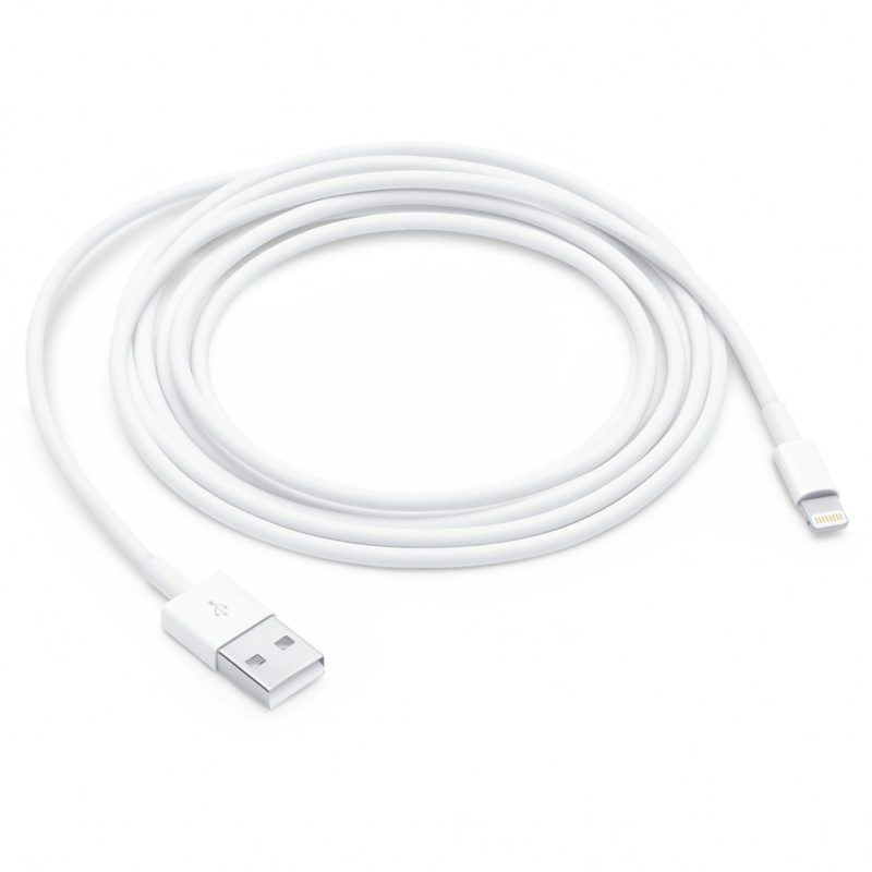 Кабель Apple Lightning/USB, 1м, белый