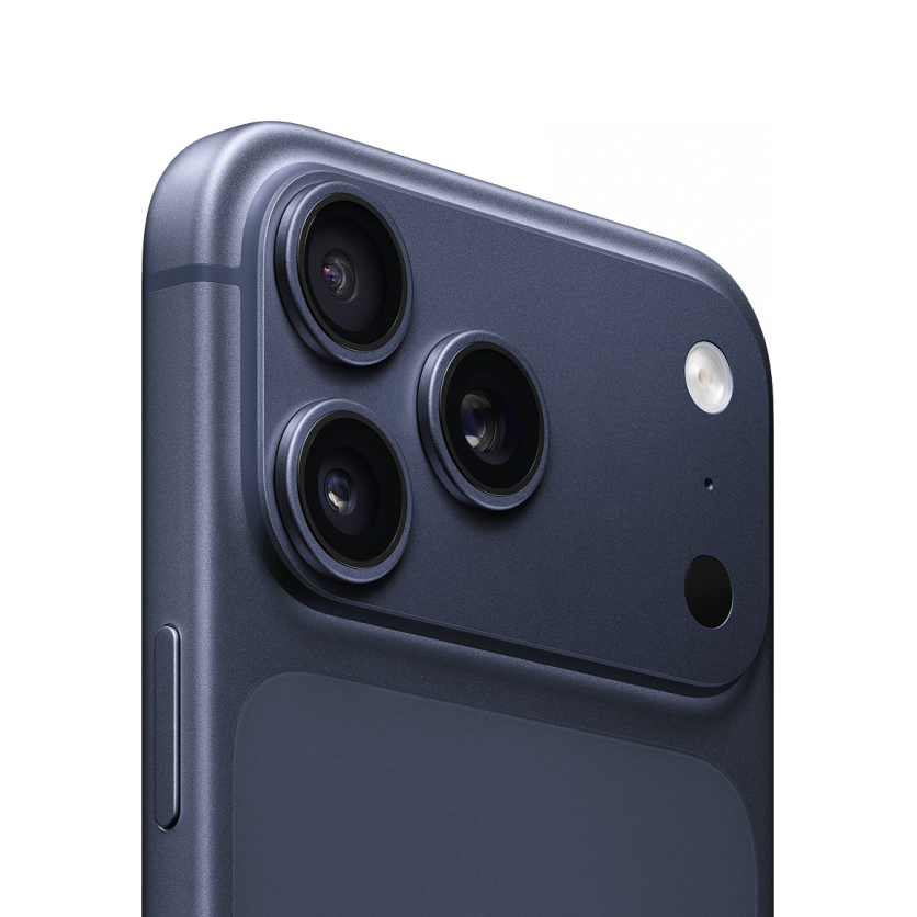 На фото изображено Apple iPhone 17 Pro Max, 256 ГБ, Тёмно-синий