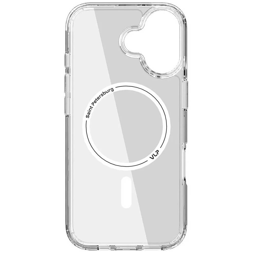 Фото Чехол защитный VLP LITE Air Case с MagSafe для iPhone 17, прозрачный На фото изображено Чехол защитный VLP LITE Air Case с MagSafe для iPhone 17, прозрачный