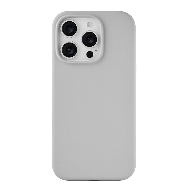 Чехол защитный uBear Touch Mag Case для iPhone 16 Pro, светло-серый Чехол защитный uBear Touch Mag Case для iPhone 16 Pro, светло-серый