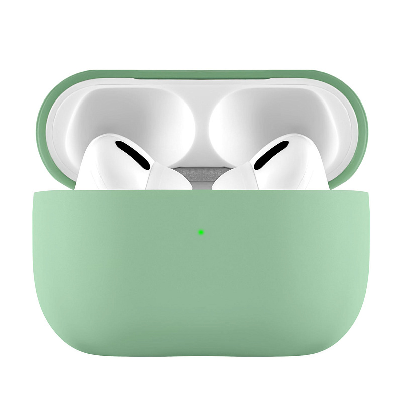 Защитный чехол AirPods Pro Touch Pro Silicone Case, ментол
