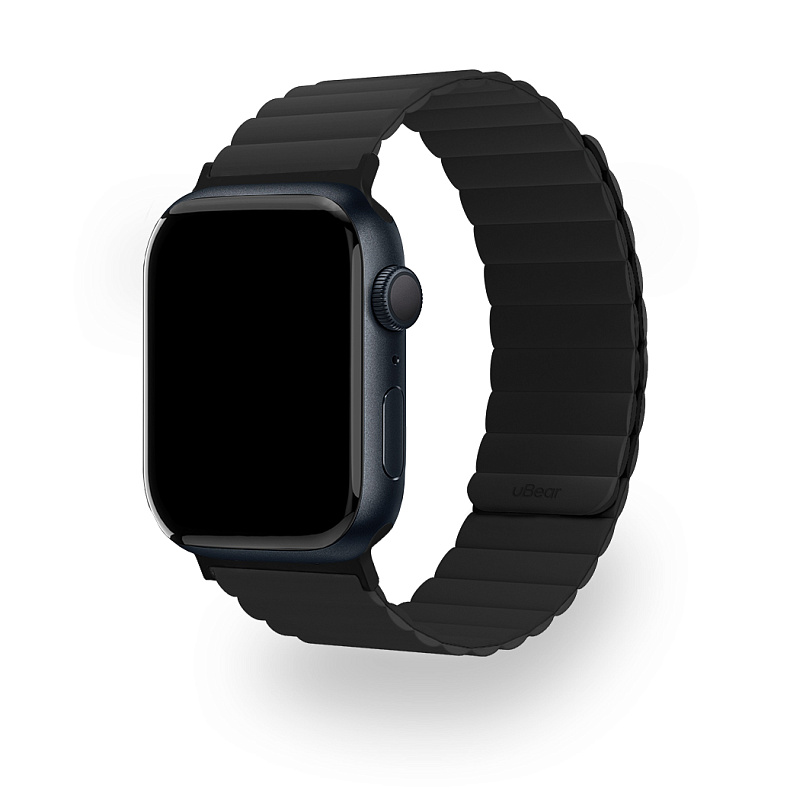Ремешок uBear Mode для Apple Watch M/L (42, 44, 45, 49 мм), чёрный