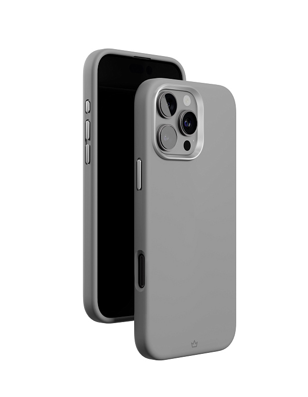 Чехол защитный VLP Aster Pro Case с MagSafe для iPhone 16 Pro, серый